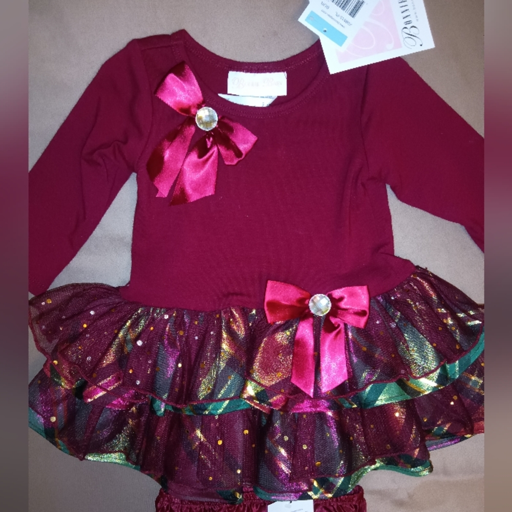Bonnie Jean Baby Girl Christmas Dress